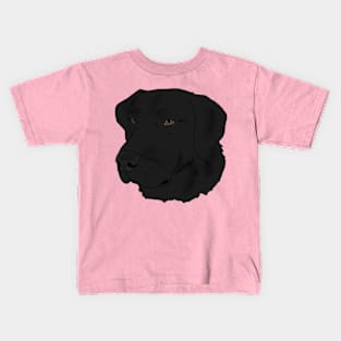 Black Lab Dog Kids T-Shirt